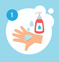 soap on hands graphic